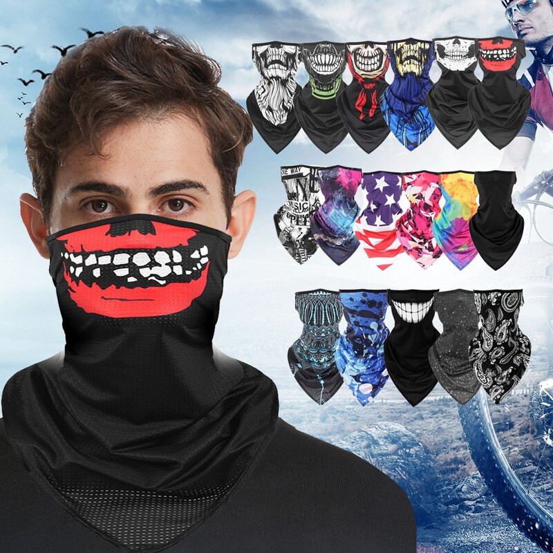 Gezichtsbedekking bivakmuts sjaal nek buitensport zijde oorlus buis unisex unisex hoofd gezicht nek gaiter klimsjaal gezichtsmasker