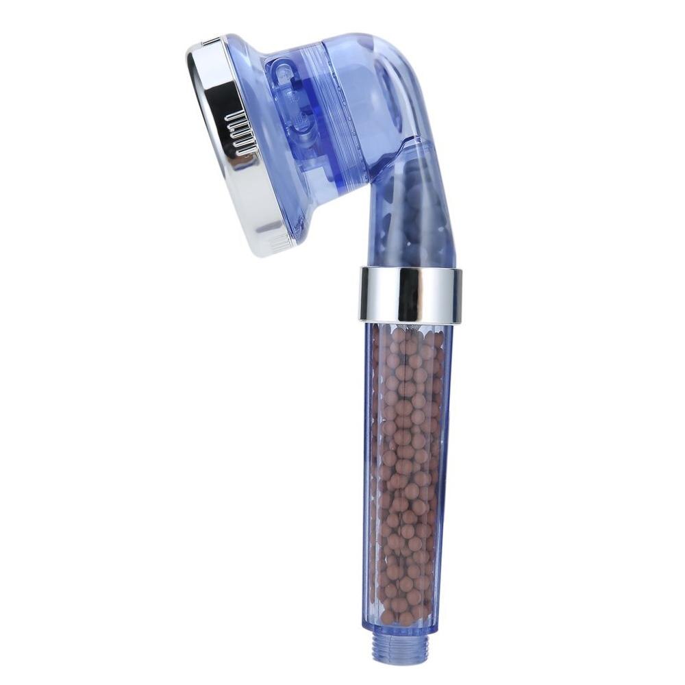 Spa Douchekop Sprinkler Negatieve Ionen Negatieve Temperatuur Sensor Rgb Kleur Hand Held Spa Douchekop: 1