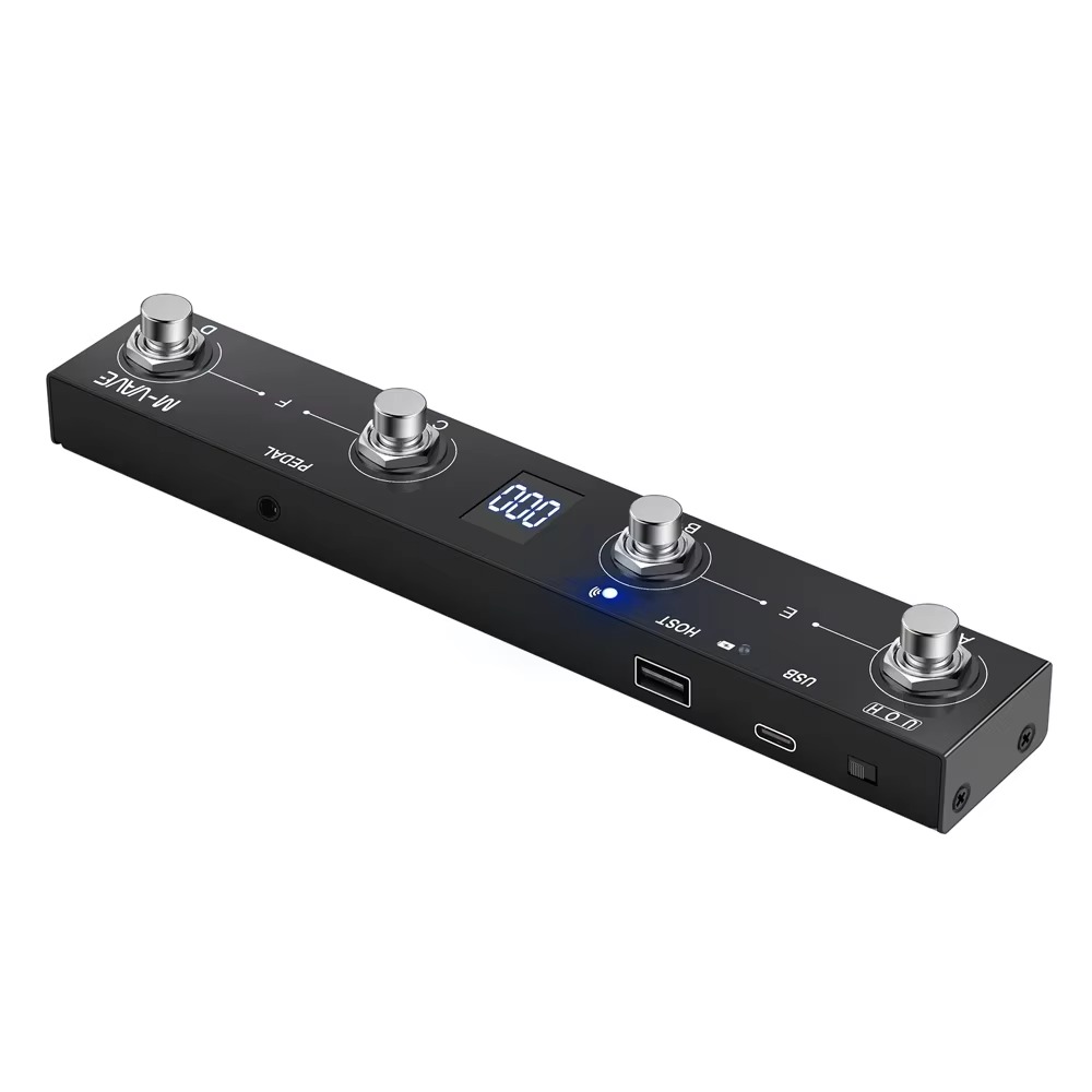 M-VAVE Chocolate Plus Wireless MIDI Controller BT Rechargeable MIDI Controller Supports MIDI Host Interface Control Function