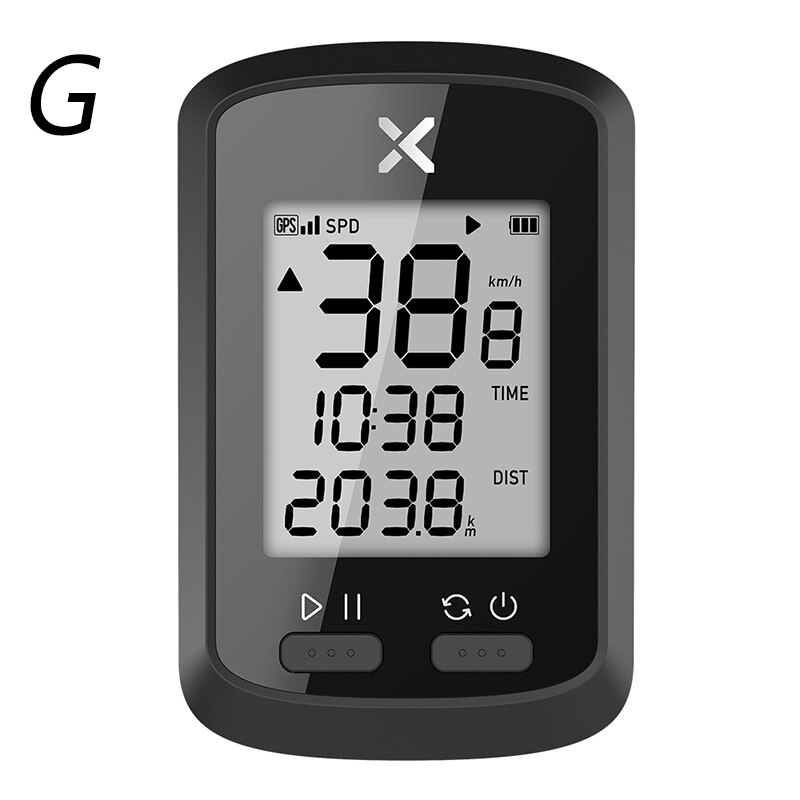 Smart GPS Cycling Computer X0SS G+ Waterproof Speedometer Road Bike MTB ANT+with Mileage Speed and Cadence Sensor Support: Burgundy