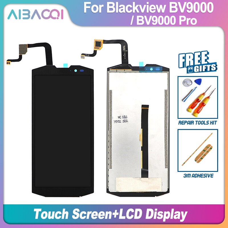 AiBaoQi nuovissimo Touch Screen da 5.7 pollici 1440x720 sostituzione Display LCD per Blackview BV9000/BV9000 Pro Phone