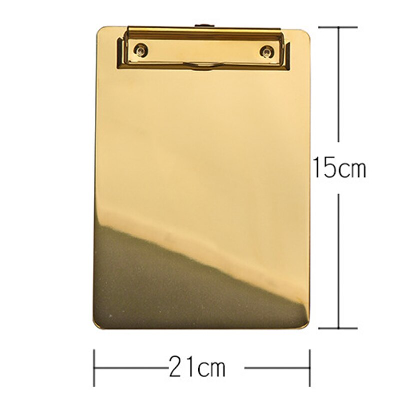 Gold Folder A5 Board Folder Student Stationery Writing Board