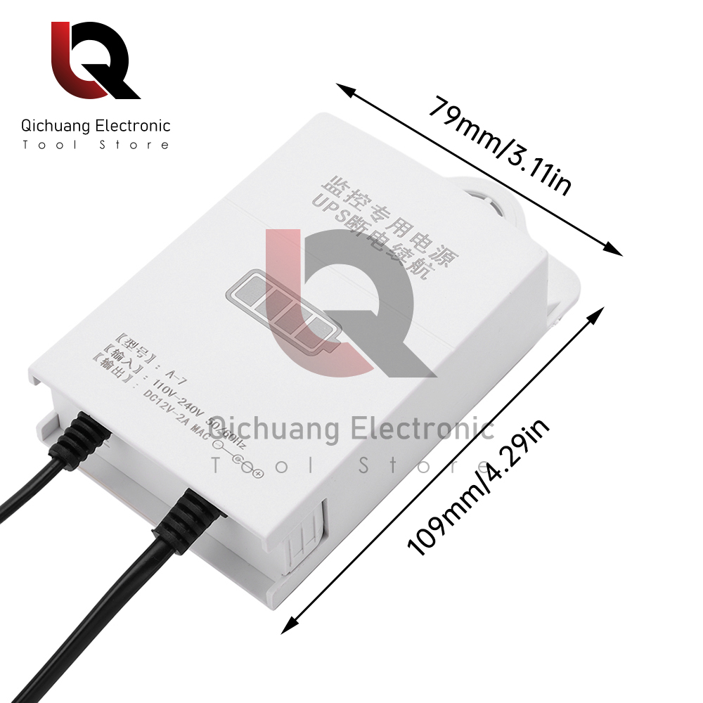 12v ups avbrottsfri strömförsörjning multifunktionell mini ups batteri backup säkerhet standby strömförsörjning för wifi ip kamera