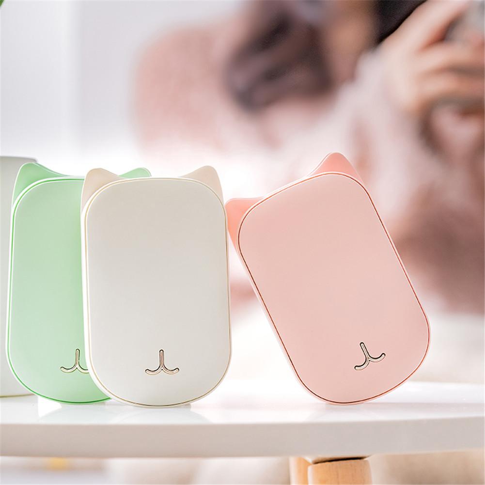 3600mAh Cute USB Rechargeable LED Electric Hand Warmer Heater Travel Handy Long-Life Mini Pocket Warmer Home Warming Product