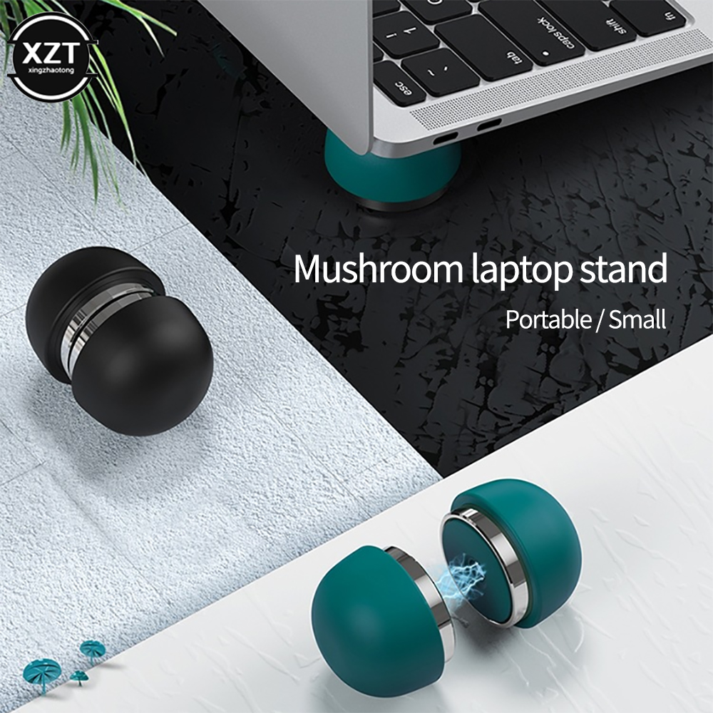 Laptop stand notebook accessories Support notebook Mini laptop holder Foldable mushroom Cooling standing tool for macbook pro