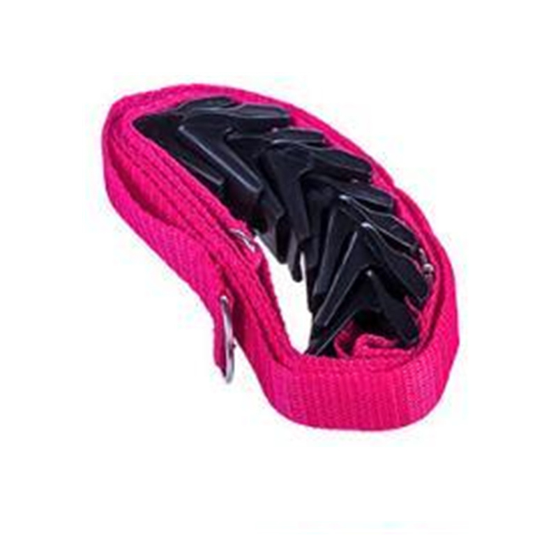 Perchero de gancho ajustable con tapa para ropa, cuerda para colgar después de la puerta, gancho multiusos para puerta trasera, percha para colgar abrigos, cuerda de almacenamiento, 1 ud.: Pink