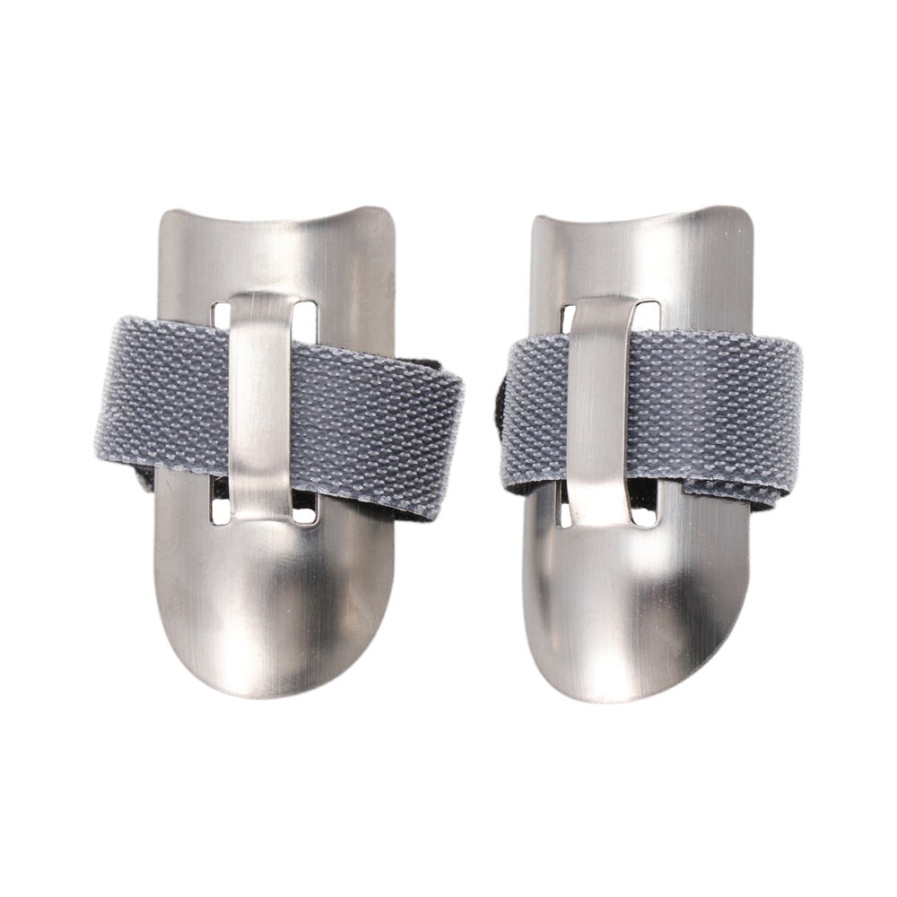 Protector de dedos de 2 piezas, práctico Protector de dedos ajustable, accesorio de cocina para pelar en cubitos: Default Title