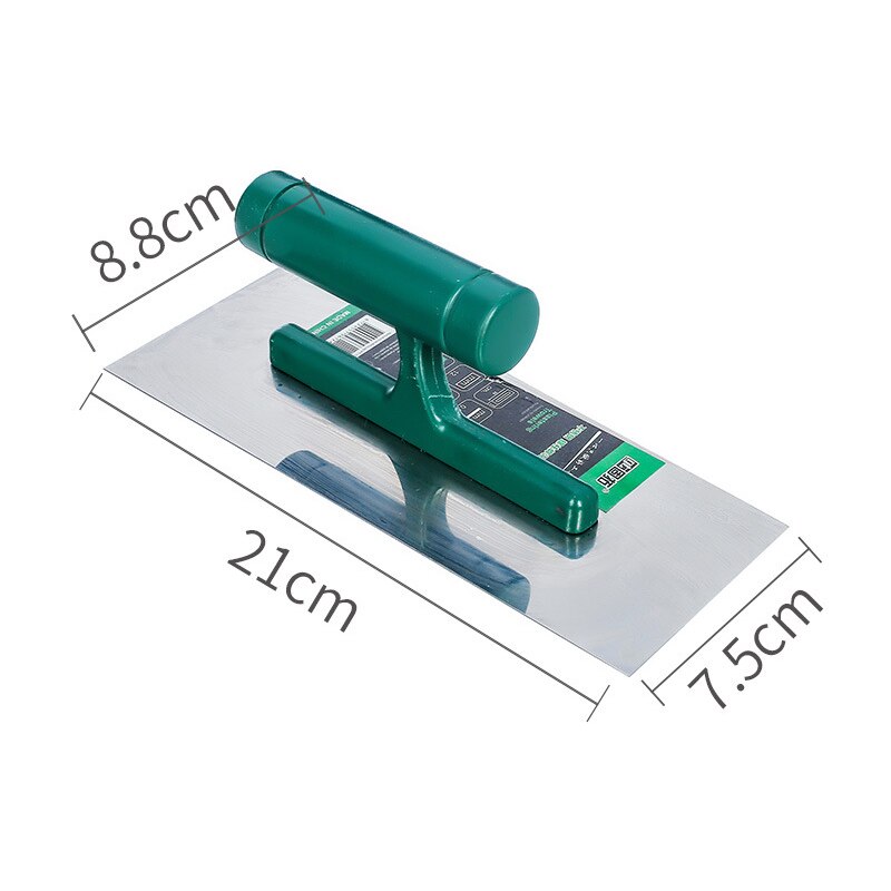 1Pcs Rvs Professionele Bricklaying Troffel Cement Schraper Modder Board Bouw Stukadoors Tool Met Plastic Handvat