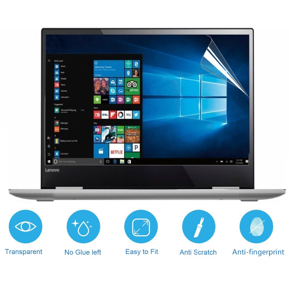 Protector de pantalla de ordenador portátil Cartinoe de 13,3 pulgadas para Lenovo Yoga 730 13 Notebook 730-13, película protectora de pantalla Lcd Hd transparente (2 uds)