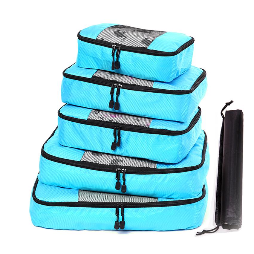 Men Women Children's Nylon Foldable Travel Bag Large Capacity Hand Luggage Waterproof Packing Cubes Travel Luggage Organizer