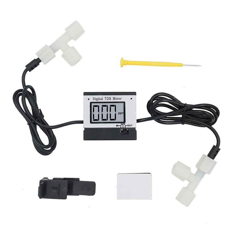Digital dobbel overvåking av oppløste faste stoffer vannquakity meter 0 ～ 1999mg/ l(ppm) måler for oppløste faste stoffer