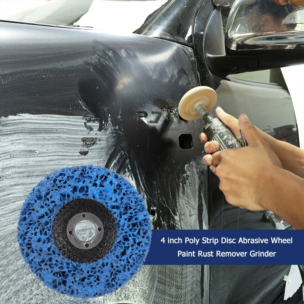 4 inch Poly Strip Disc Abrasive Wheel Paint Rust Remover Cleaning Grinder