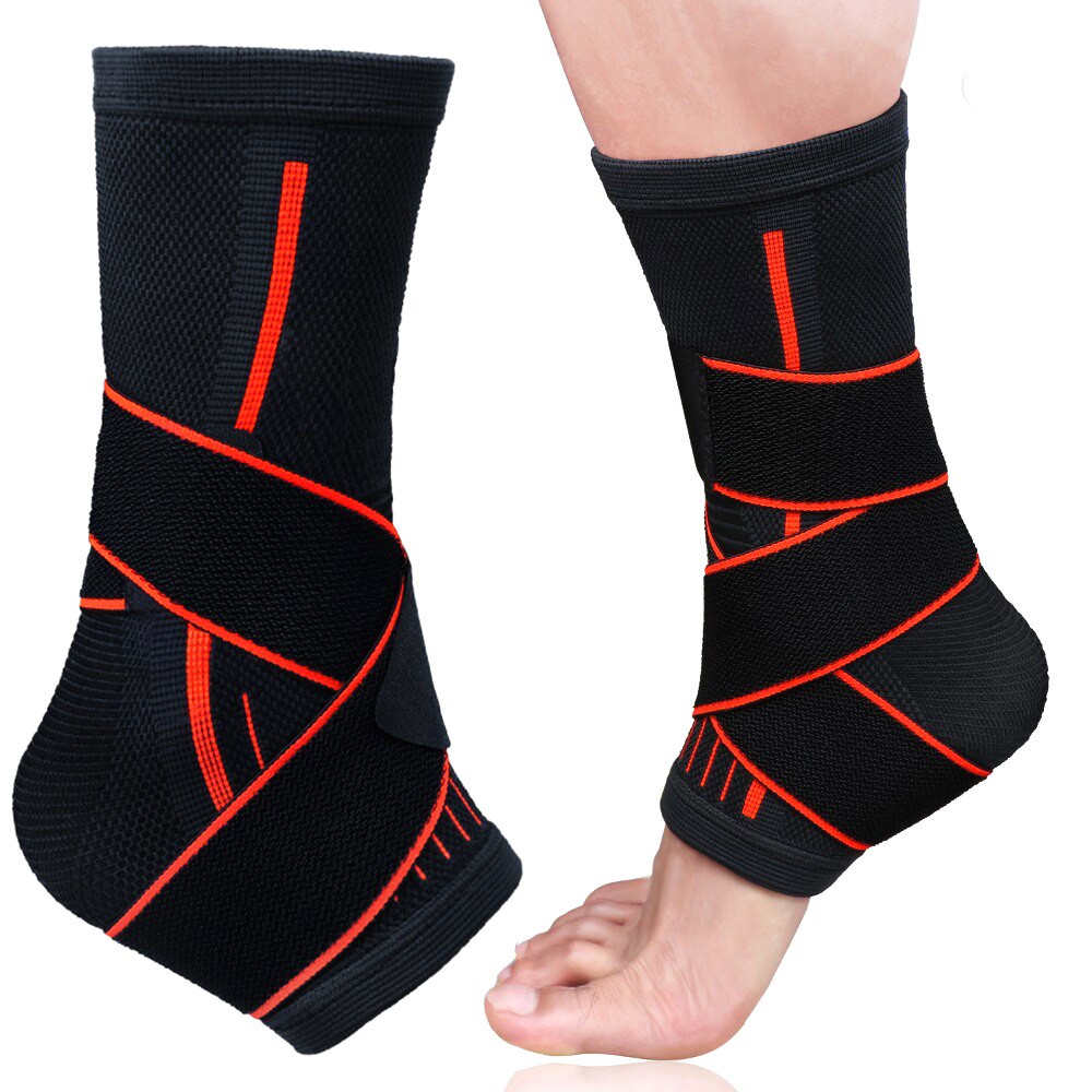 1 Paar Aanpassing Bescherming Enkelbrace Ondersteuning Voor Sport Running Fitness XD88