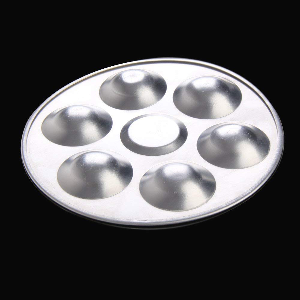 Palette en aluminium 6 puits ronde 5.31 pouces