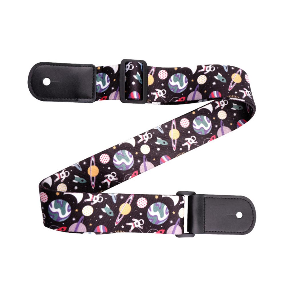 Härlig ukulele rem polyester flyg mönster band gitarr remmar 38mm*1.4m för barn: Default Title