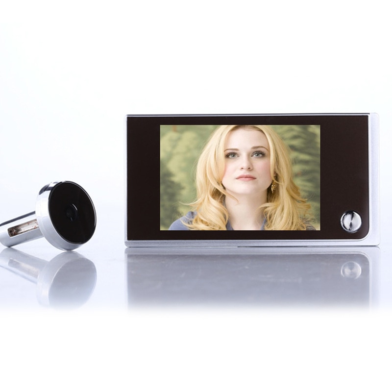 Mini outdoor Multifunctionele Thuis Security3.5inch 720P LCD Kleur Digitale TFT Geheugen Deur Kijkgaatje Viewer Deurbel Security Camera