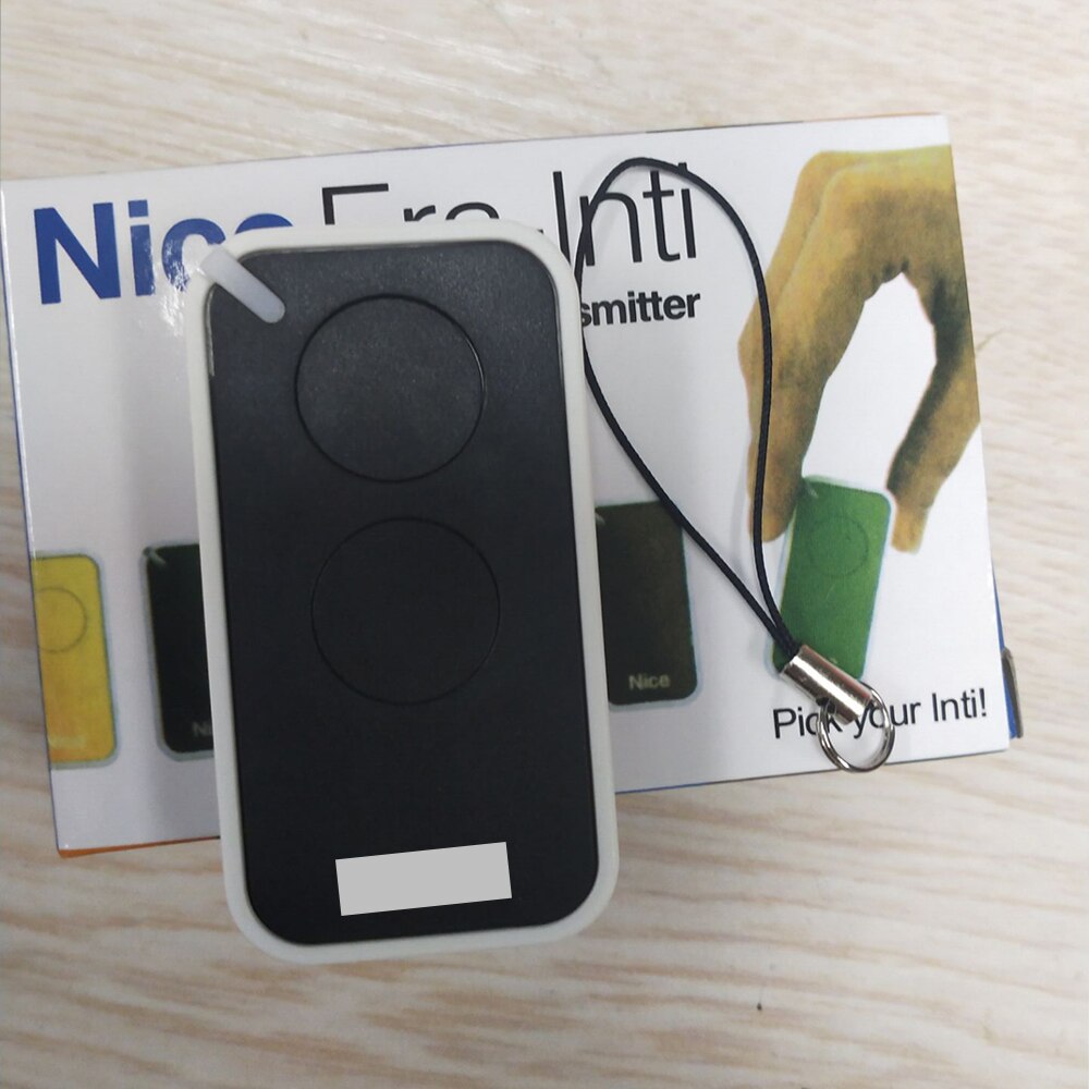 Era Inti-mando a distancia con código de puerta enrollable, abridor de puerta de garaje, FLO FLO1 FLO2 FLO4 FLO4R-S FLO2R-S FLO2RE, 433,92 MHz: INTI Black