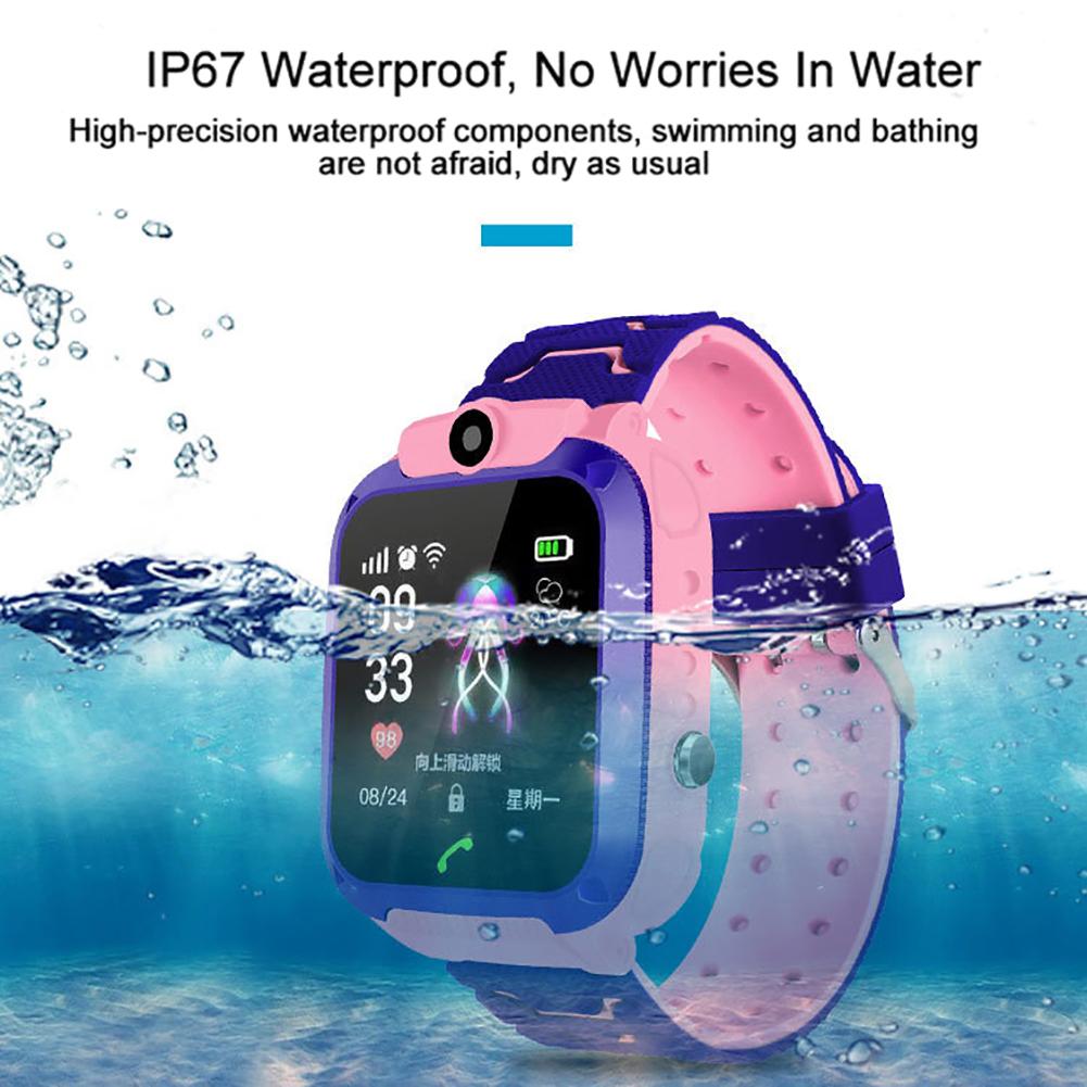 Reloj inteligente multifunción para niños, reloj inteligente de emergencia con GPS/LBS, resistente al agua, Android e IOS,