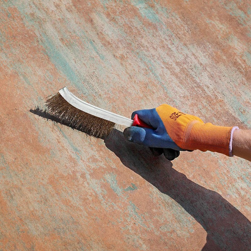 Stålborstar grillrengöring bbq grill stål stålborste borste-stål rostfritt stål stålborste rostfärgborttagningsverktyg