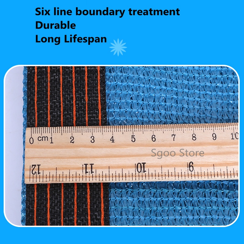 Anti-UV HDPE Blue Sun Shading Net Succulent Plant Sunshade Net Garden Greenhouse Outdoor Swimming Pool Cover Sun Shade Net