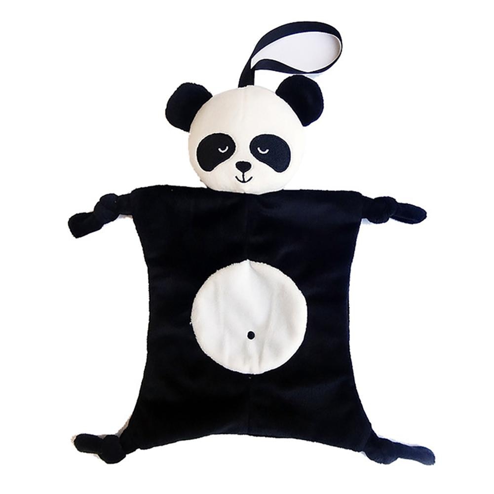 Cartoon Panda Aap Pop Pasgeboren Baby Dekbed Dekentje Rustgevende Bib Handdoek Speelgoed