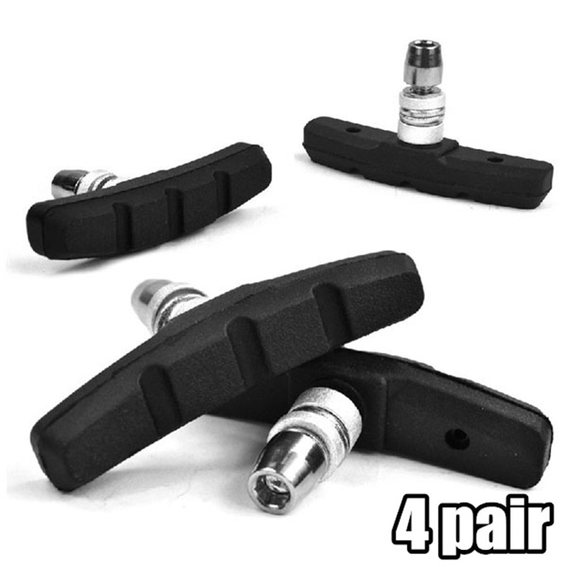 2 par  eller 4 par sykkelbremseklosser v bremseklosser terrengsykkeltilbehør bulk mtb bremseklosser 202-0007