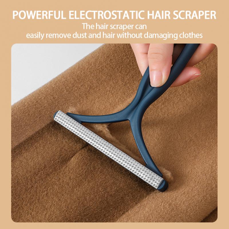 Upgraded Lint Remover Double Sided Portable Manual Clothes Fuzz Sweater Lint Roller Hair Clean Brush Winter Coat Shaver Remover