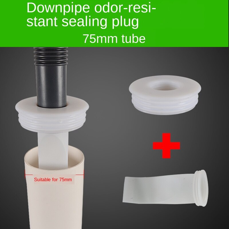 Schlecht waschbecken waschbecken rohr Deodorant Abdichtung Ring dekorative abdeckung 40/50/75 silikon stecker Anti-rückkehr wasser und insekten: 21