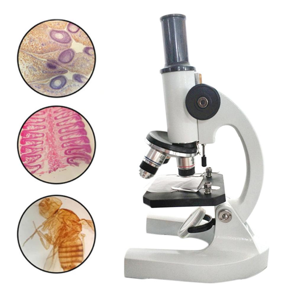 500X Microscope Magnification Biological Elementary School Students Educational Monocular Microscope Tools