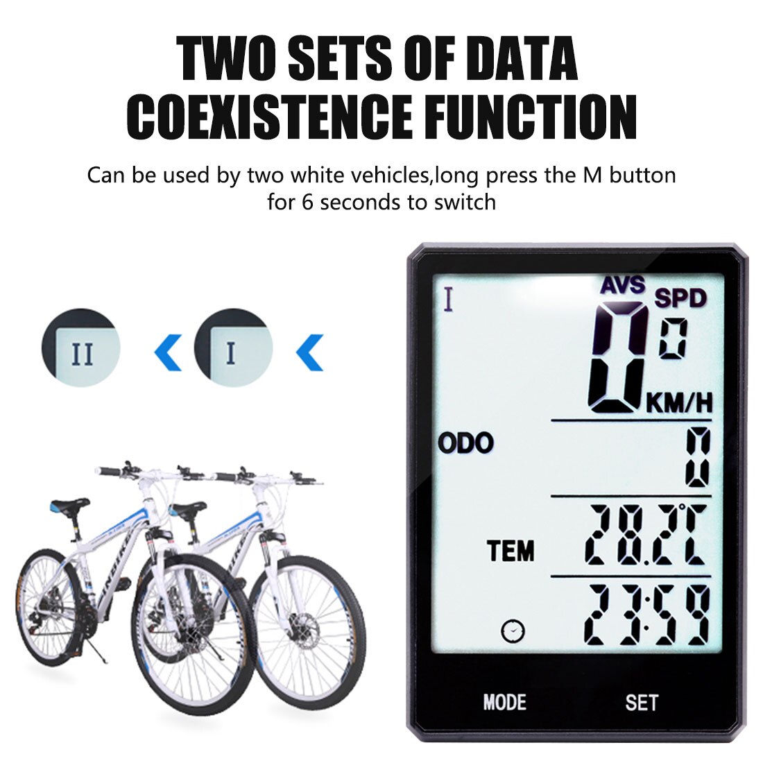 Wasserdichte Fahrrad Computer Mit Hintergrundbeleuchtung Drahtlose Verdrahtete Fahrrad Computer Fahrrad Tacho