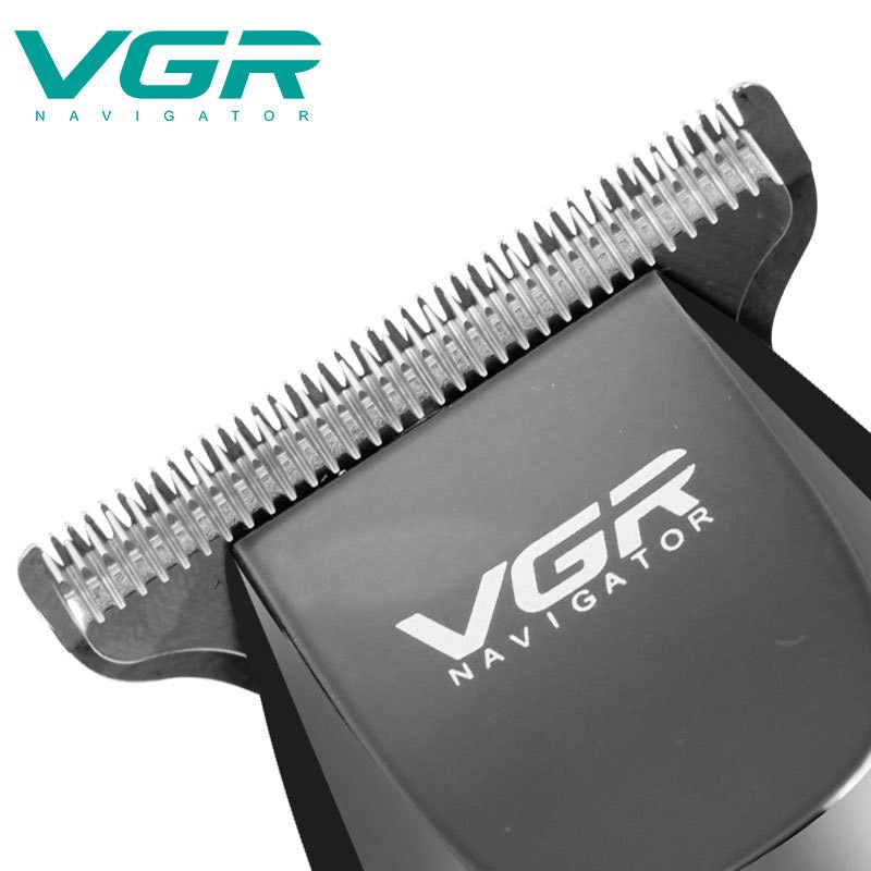 Vgr trimmer til mænd vandtæt hårklippemaskine ansigt krop skægtrimmer elektrisk usb genopladelig barbermaskine