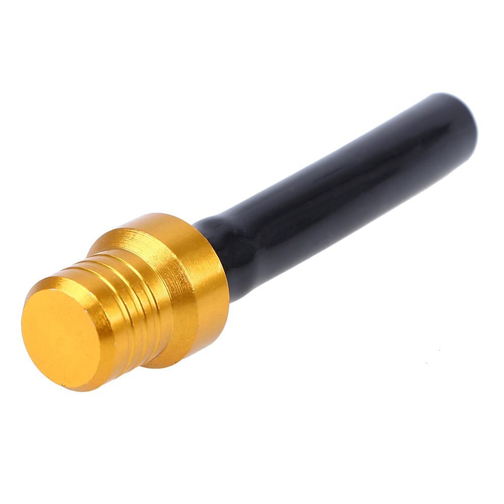 Fuel Cap Valve Vent Gas Tank Petrol Breather Hose Tube Dirt Quad Bike Motorcycle Aluminum Alloy Motorcycle Pipe Hose Pipe: Gold