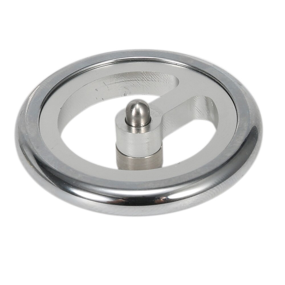 Illusion Desk Spinner, Mesmerizing Optical Toy, Perfectly Balanced Coin Size Spinner: Silver