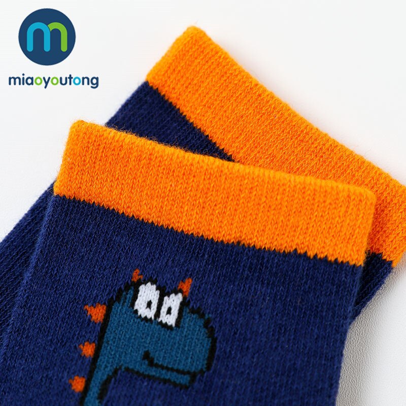 5 Paare/los Cartoon Dinosaurier Tier Weiche Baumwolle Stricken Baby Socken Kinder Junge Neugeborenen Baby Mädchen Socken Miaoyoutong