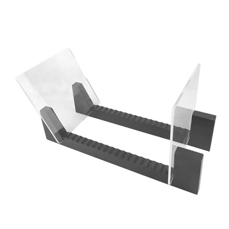 Wooden Album Display Stand with Clear Acrylic Storage for Record for friend 95AF