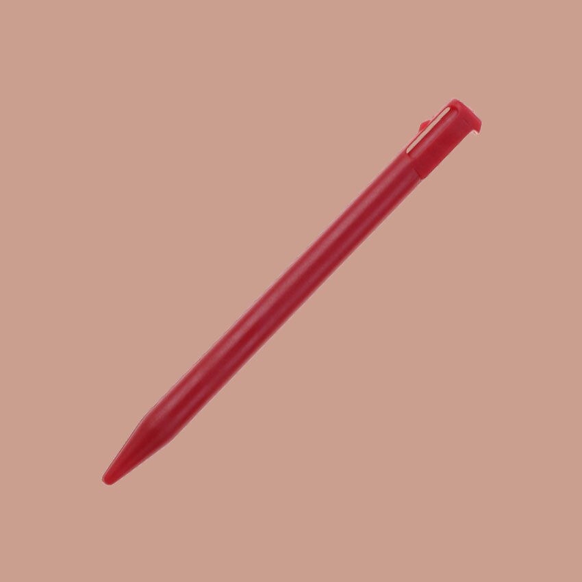 JCD-lápiz óptico táctil para Nintendo 3DS DS, accesorios de plástico para videojuegos, 10 unidades: Rojo