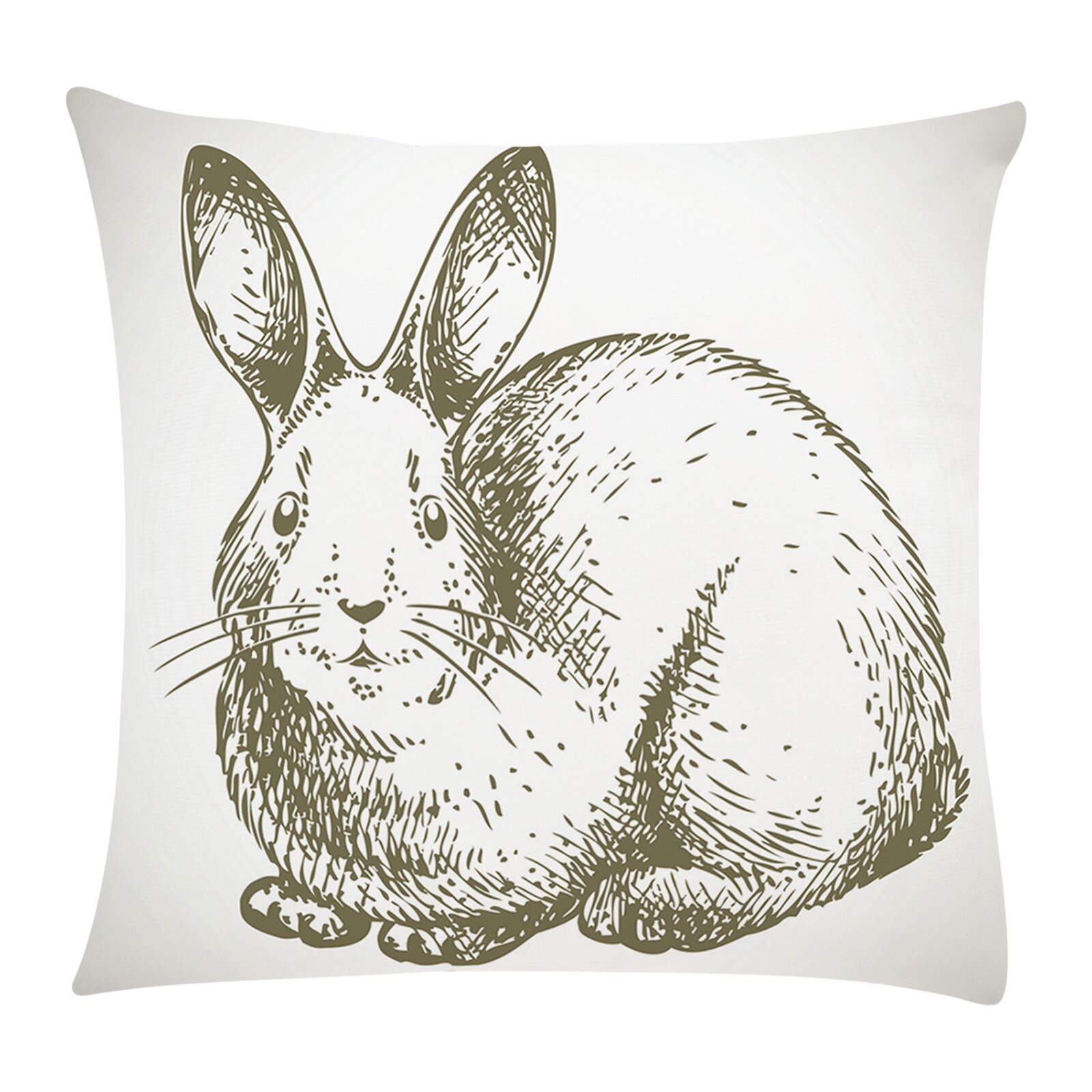 Top Selling Konijn Afdrukken Pasen Dag Kussen Cae Sofa Auto Kamer Kussenhoes Woondecoratie Accessoires