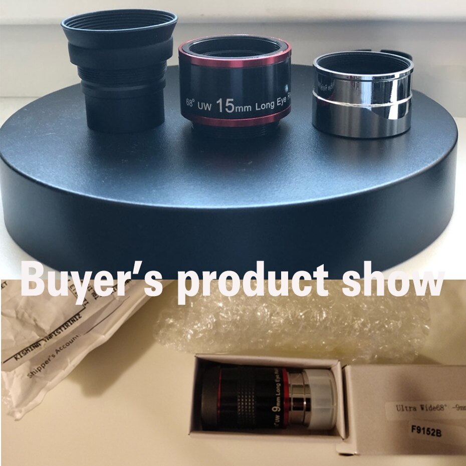 SVBONY ocular FMC 1,25 "68 grados ultra gran angular 6 mm 9 mm 15 m 20 mm para telescopio astronómico ocular monocular F9152A