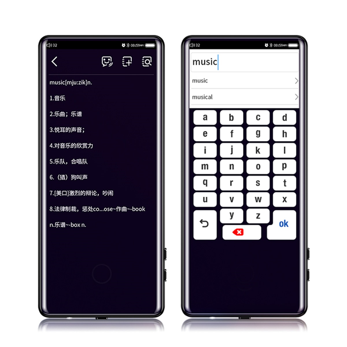 IQQ C18 MP3 Player - 16GB - 3.0" Screen - Bluetooth 5.0 - Lossless Audio - FM Radio - E-book - Voice Recorder