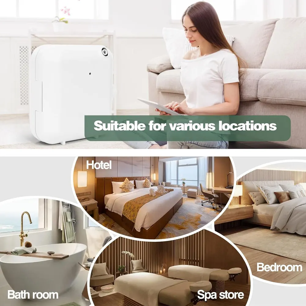 Bluetooth controllo diffusore di aromi USB parete senz'acqua aromaterapia diffusore di olio casa Hotel deodorante spray fragranza macchina