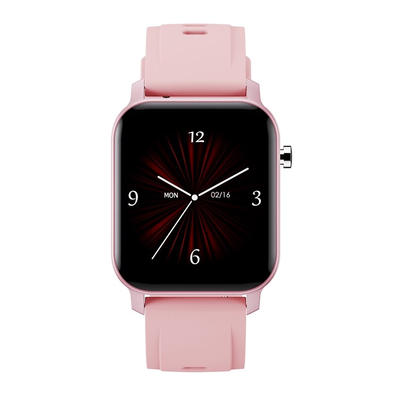 Smart Watch Fitness Watch Smart Watch IP68 Waterproof for Android Ios with Heart Rate Monitor: Pink