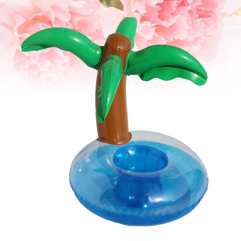 Inflatable Coconut Drink Holders Adorable Cup Coasters Cup Holders for Luau Hawaiian Party Barbeque Beach Themed Party