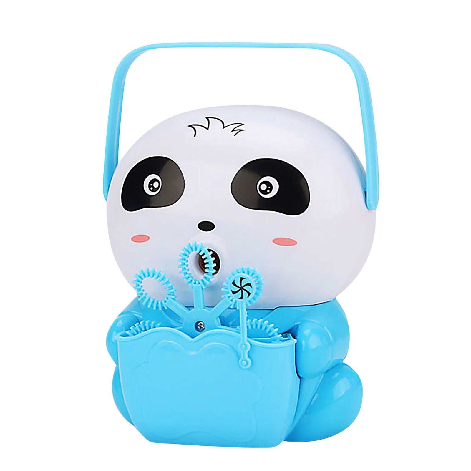 Leuke Panda Automatische Bubble Machine Draagbare Bubble Blower Cartoon Dieren Bubble Machine Licht Muziek Bubble Blazen 100Ml