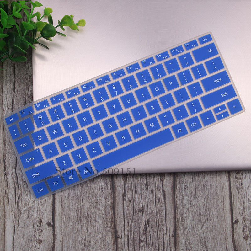 For Huawei MateBook D 14 inch (AMD) Notebook D14 14.0&#39;&#39; Silicone Laptop Keyboard Cover Skin Protector Dustproof Guard: Blue