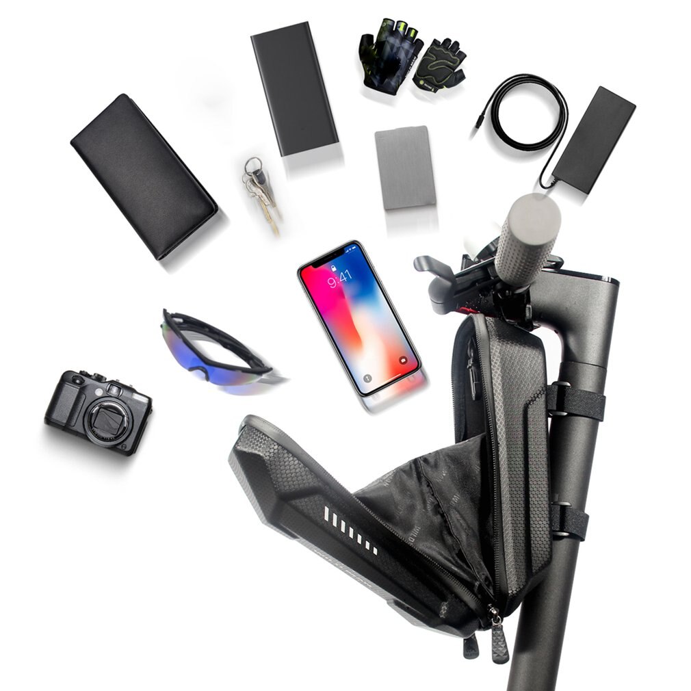 Bicicleta plegable para patinete eléctrico, funda dura Eva, bolsas para el coche, accesorios para Scooter