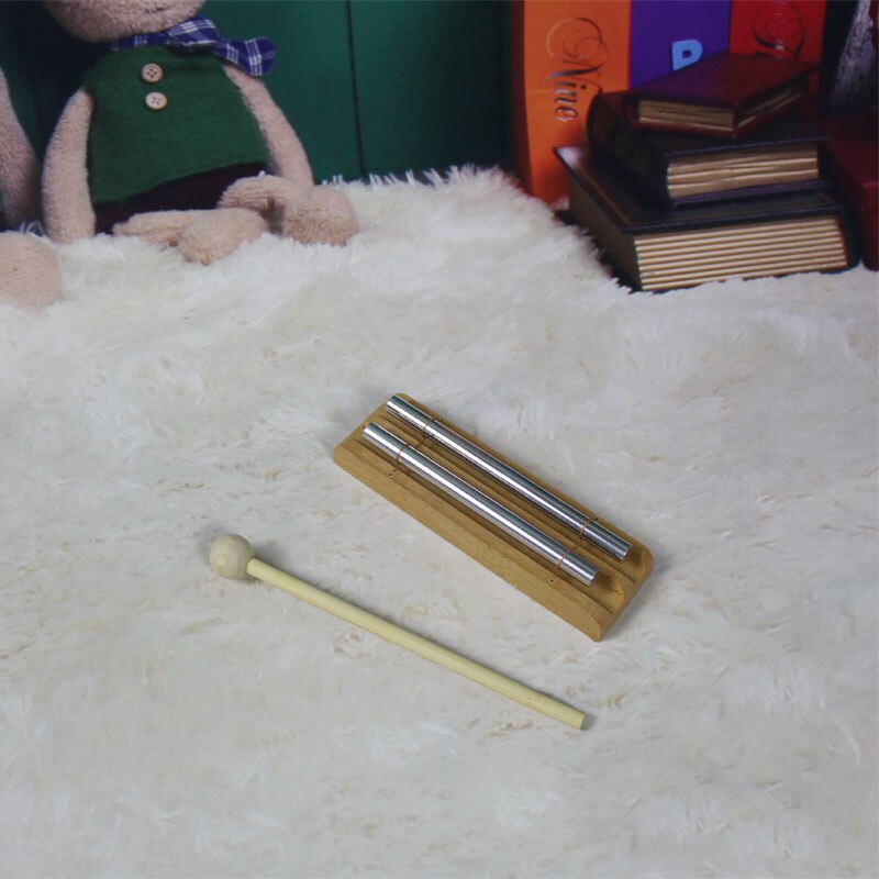 Carillón de madera de 1/2/3/5/8 tonos con mazo de percusión, instrumento educativo para oración, Yoga, meditación, carillón Musical, juguete