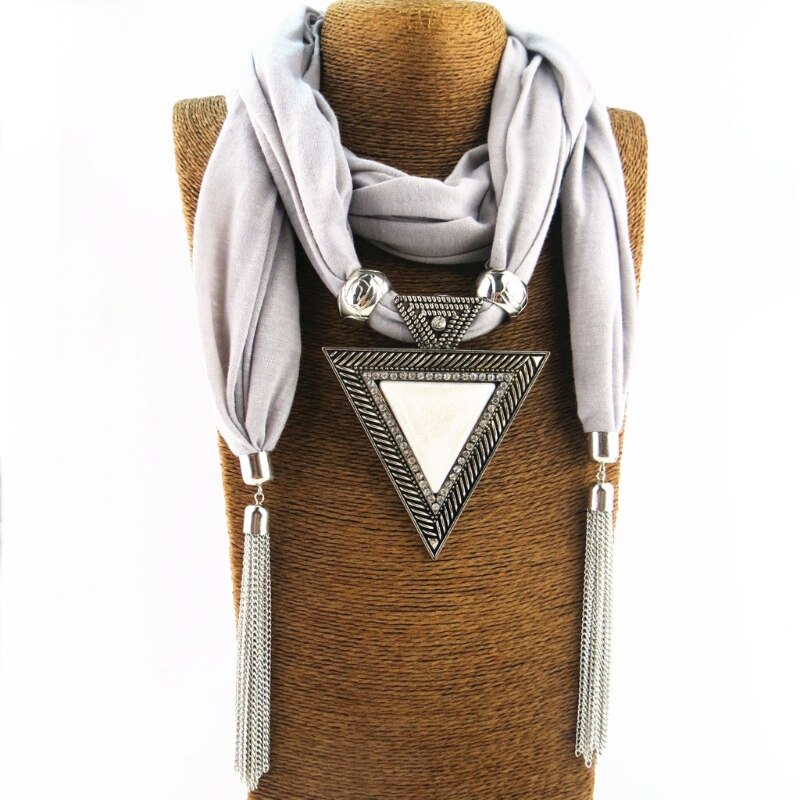 Vrouwen Mode Bohemian Etnische Sieraden Tassel Water Hanger Sjaal Ketting LX9E