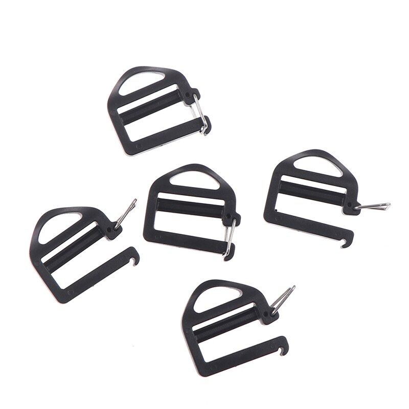 Plastic Gespen 1 Inch Flat Slider Fasteners Voor Singels Riem Halsbanden Harnas Rugzak Clip Holder Hanger Accessoires 5Pcs