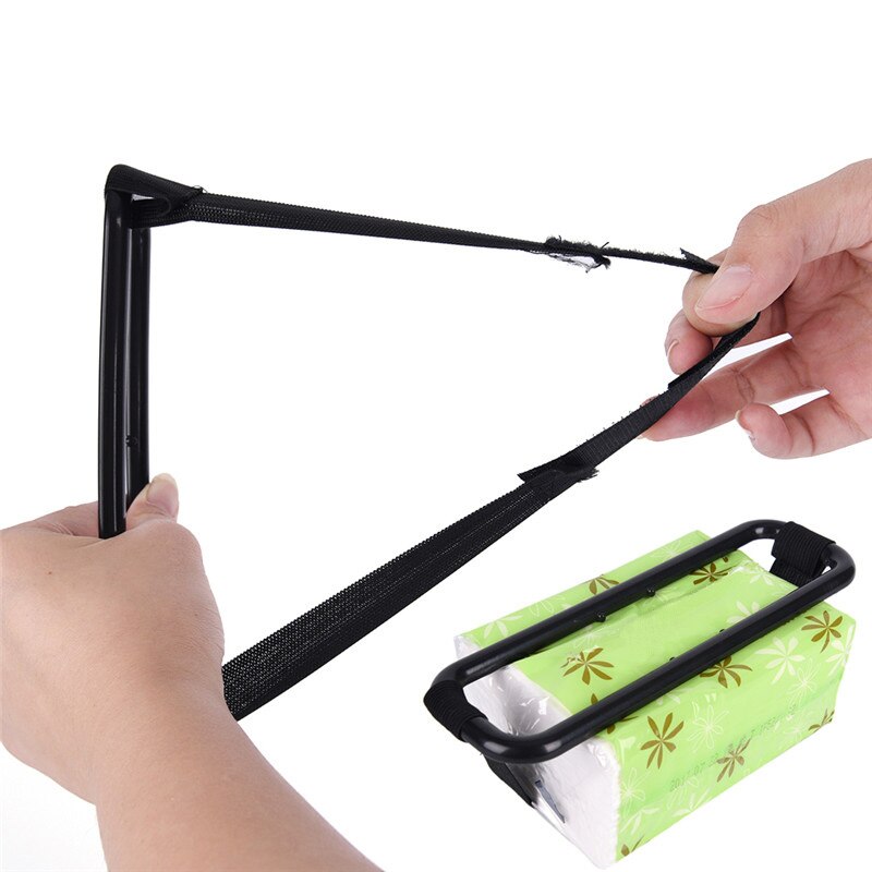 Terug Auto Zonneklep Tissue Papier Doos Houder Auto Seat Accessoires Clip Beugel