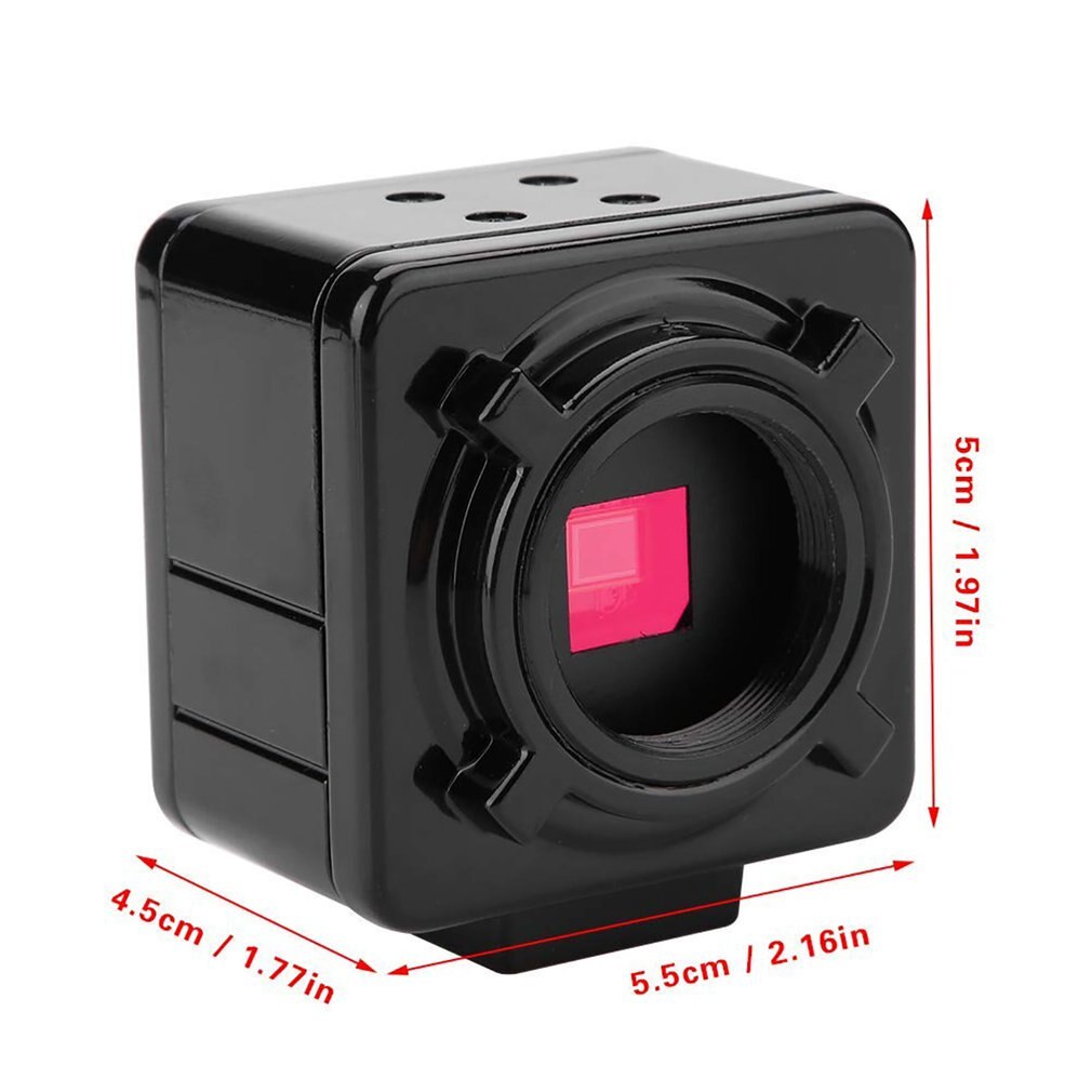 USB 2,0 HD 2MP CCD CMOS C/CS-Mount microscopio Industrial cámara con Cable 100-240V HDMI cámara de microscopio Industrial